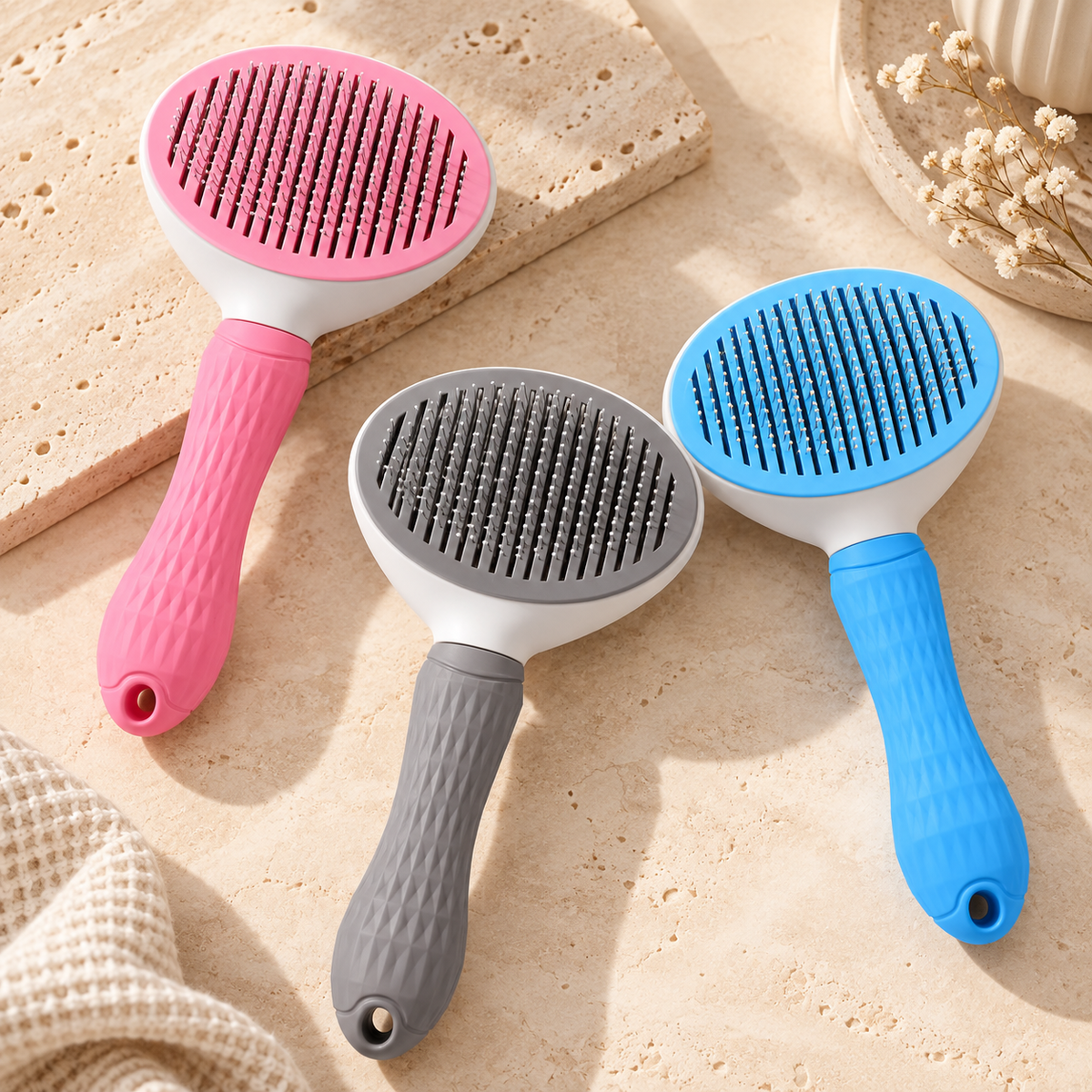 Brosse auto-nettoyante pour chat – photo 5