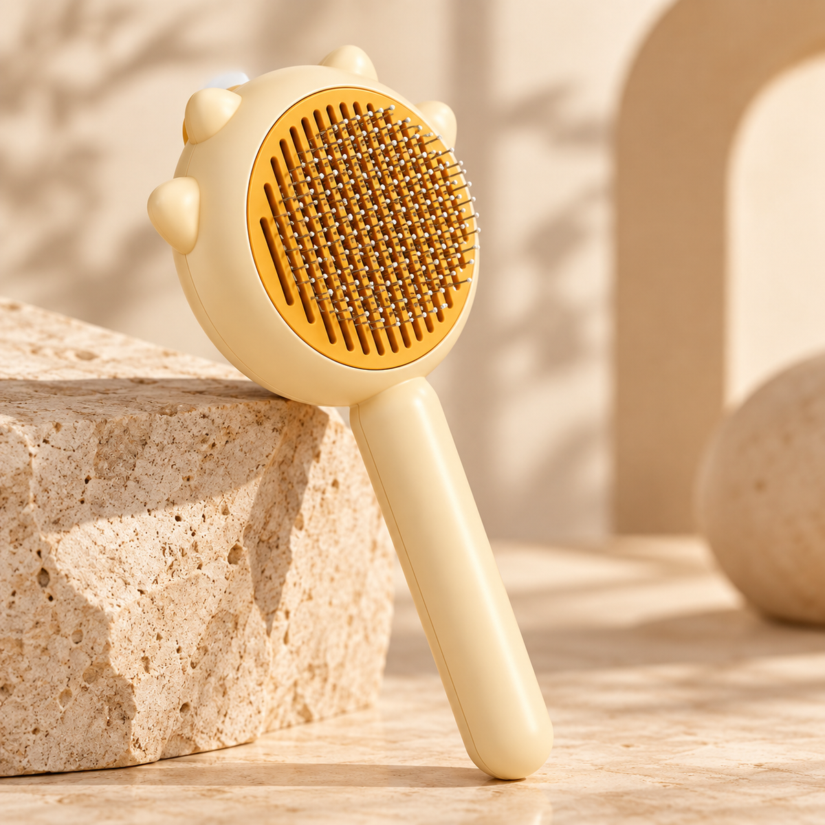 Brosse de massage auto-nettoyante pour chat – Miaule