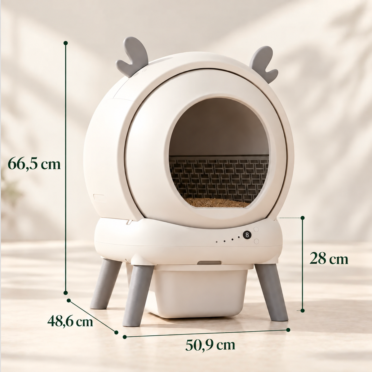 Cocon, litière automatique fermée et connectée pour chat – photo 9