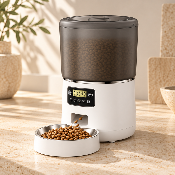 Distributeur automatique de croquettes pour chat 4 L – Miaule