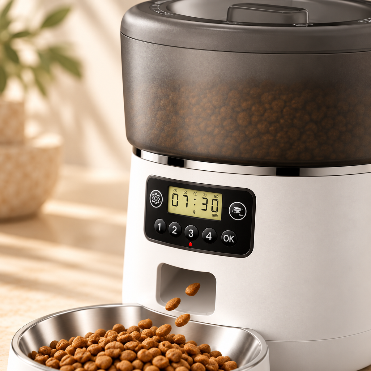 Distributeur automatique de croquettes pour chat 4 L – photo 3