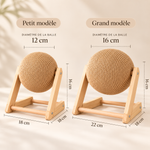 Griffoir boule en sisal pour chat – photo 4