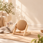 Griffoir boule en sisal pour chat – photo 5