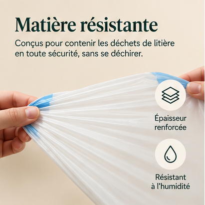Sacs à cordon pour litière automatique – photo 3