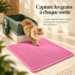 Tapis de litière double couche pour chat – photo 2